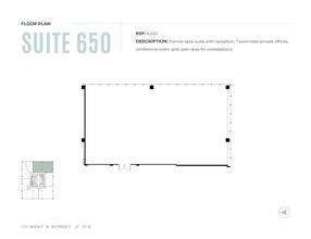 110 W A St, San Diego, CA to rent Floor Plan- Image 1 of 1