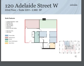 120 Adelaide St W, Toronto, ON for rent Floor Plan- Image 1 of 1