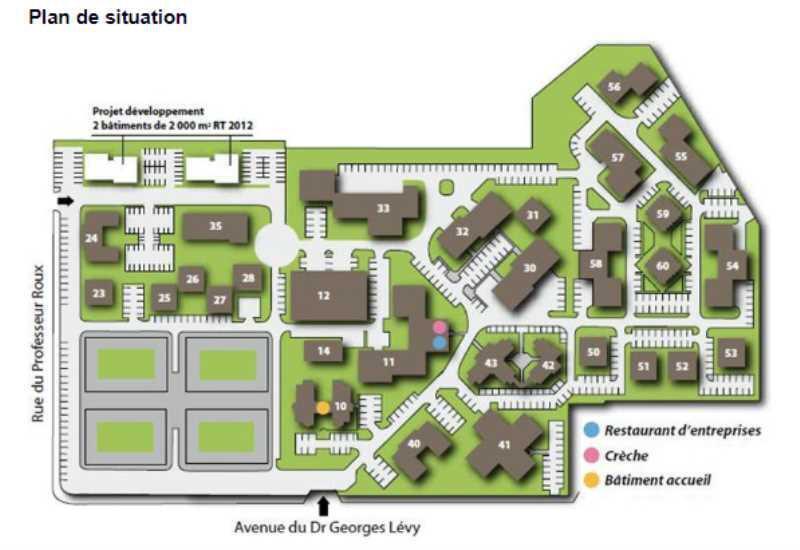 33 Avenue Du Docteur Georges Lévy, Vénissieux to rent - Site Plan - Image 3 of 4