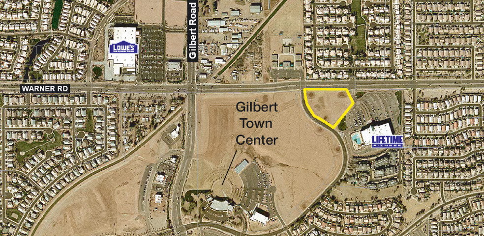 263 E Warner Rd, Gilbert, AZ for rent - Aerial - Image 2 of 10