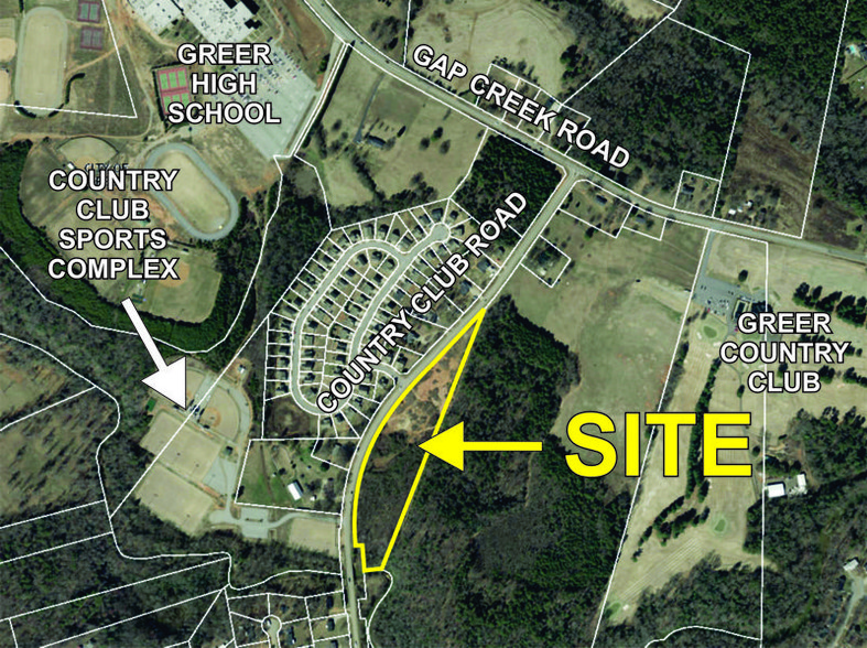 Country Club Rd, Greer, SC for sale - Building Photo - Image 1 of 1