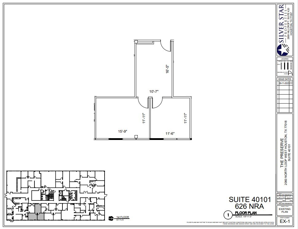 2000 N Loop Fwy W, Houston, TX to rent Floor Plan- Image 1 of 1