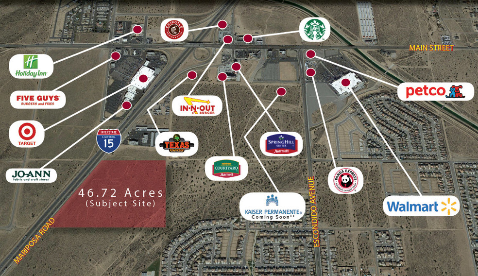 46.72-Acres Mariposa Rd, Hesperia, CA for sale - Building Photo - Image 1 of 1