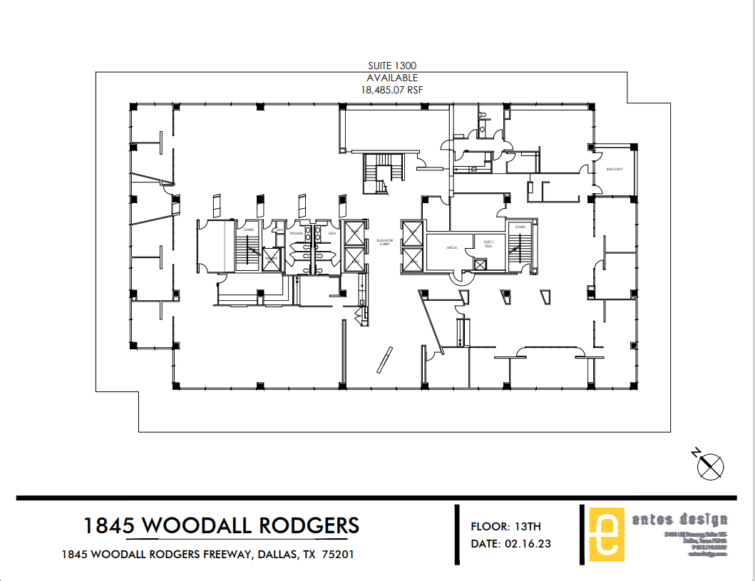 1845 Woodall Rodgers Fwy, Dallas, TX for rent Floor Plan- Image 1 of 1