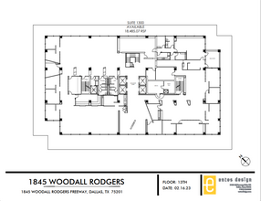 1845 Woodall Rodgers Fwy, Dallas, TX for rent Floor Plan- Image 1 of 1