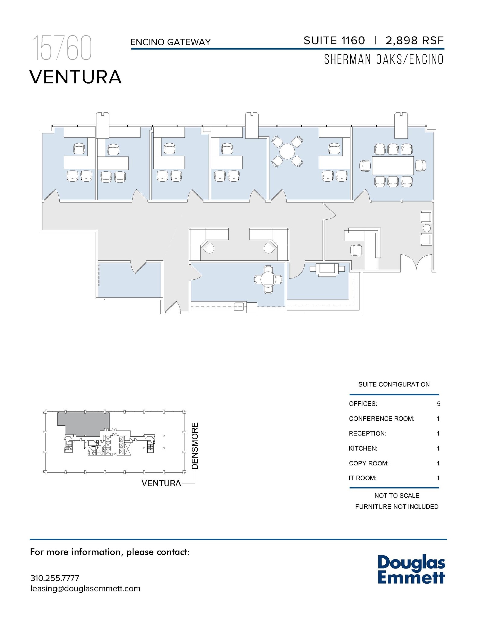 15760 Ventura Blvd, Encino, CA to rent Floor Plan- Image 1 of 1