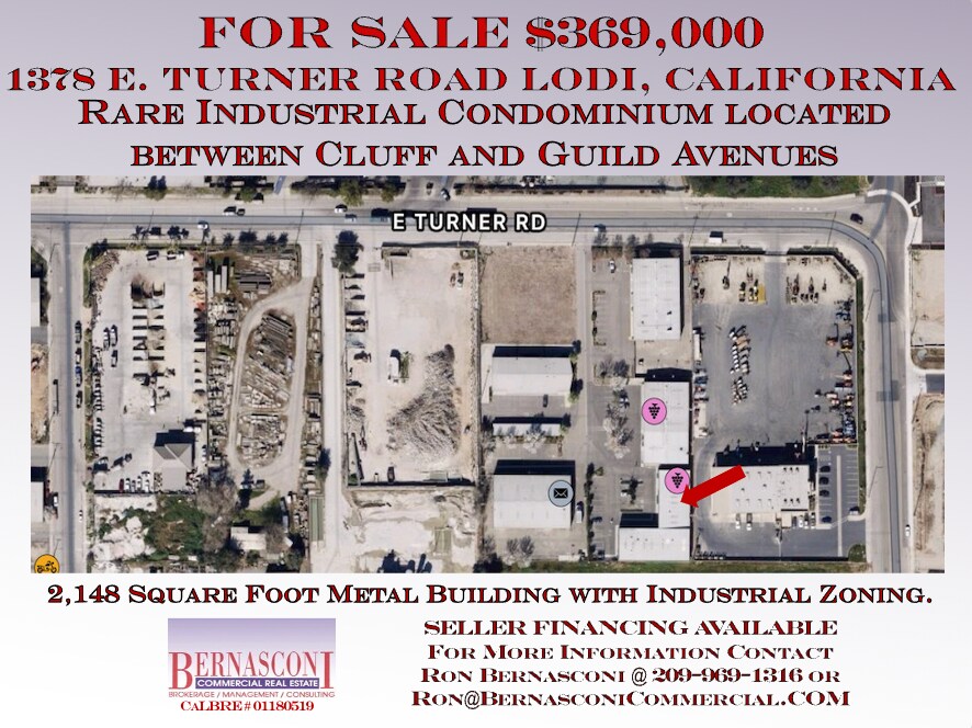 1378 E Turner Rd, Lodi 95240 Industrial for Sale UK