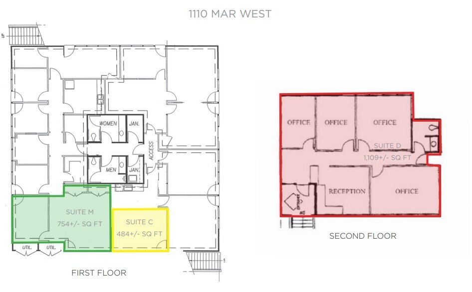 1120 Mar West St, Tiburon, CA to rent Floor Plan- Image 1 of 1