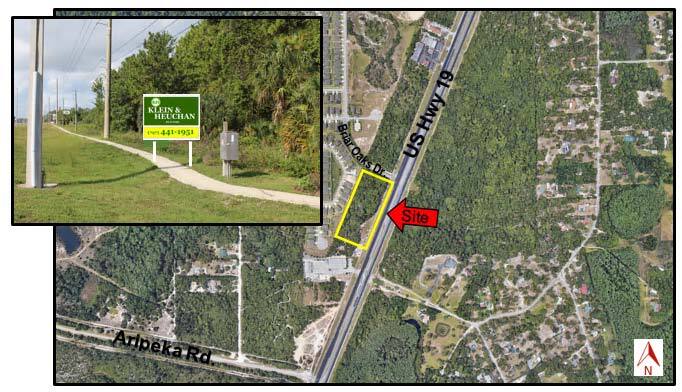 US Highway 19 & Briar Oaks Drive, Hudson, FL for sale Aerial- Image 1 of 1