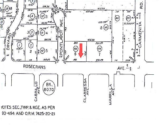 13235 Rosecrans Ave, Santa Fe Springs, CA for rent - Plat Map - Image 2 of 9