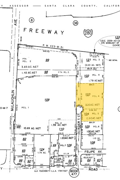 1130-1170 Olinder Ct, San Jose, CA for sale - Plat Map - Image 2 of 8