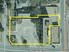 1005 W Jefferson Blvd, Dallas, TX - aerial  map view