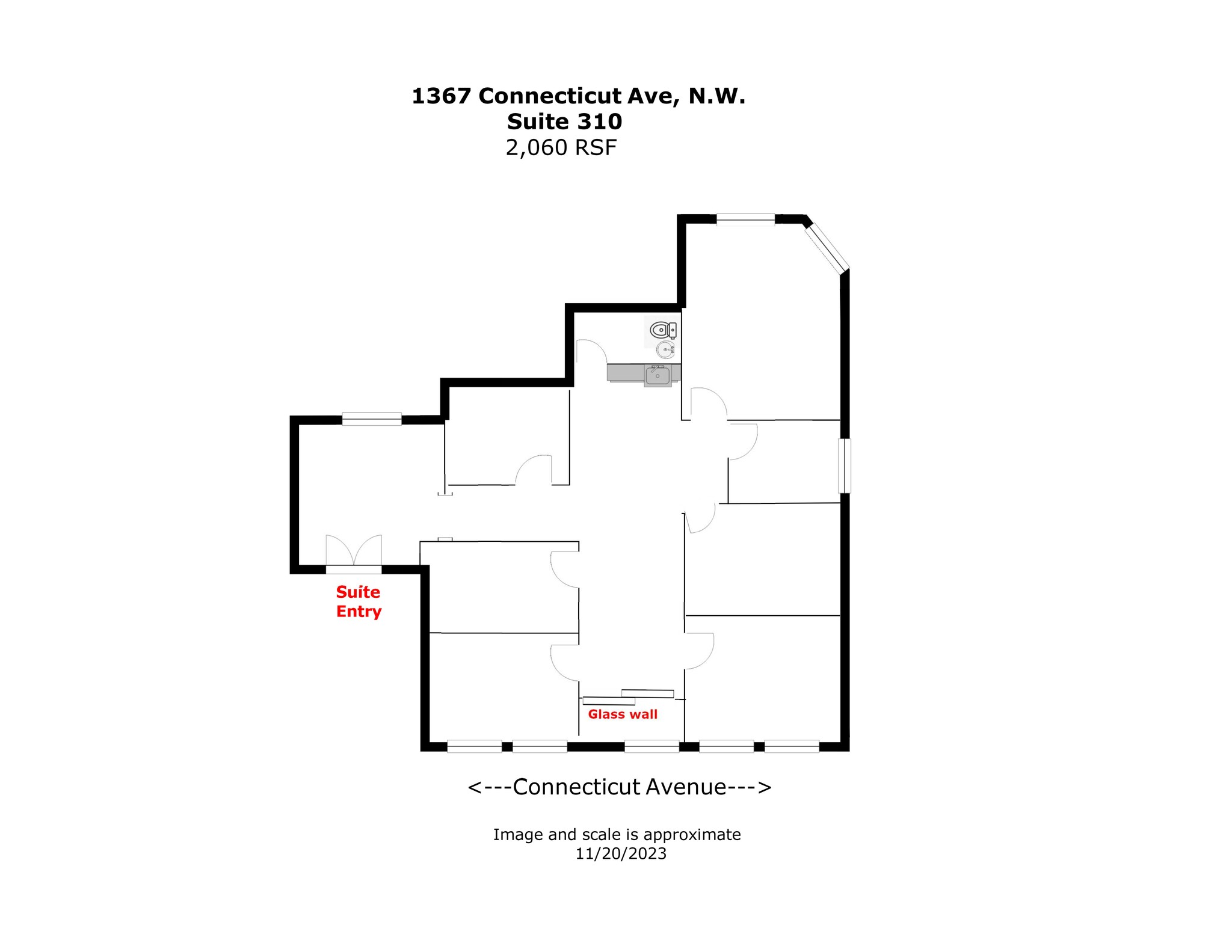 1363-1369 Connecticut Ave NW, Washington, DC for rent Site Plan- Image 1 of 7