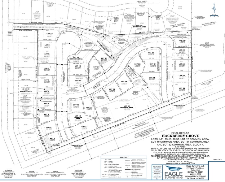 Mingo Rd, Denton, TX for sale - Plat Map - Image 2 of 4