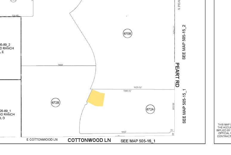 NEC N Colorado St & E Cottonwood St, Casa Grande, AZ for sale - Plat Map - Image 2 of 2