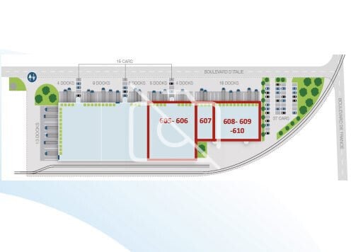Industrial in Lieusaint to rent - Site Plan - Image 3 of 3