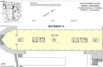 Office in Lyon to rent Floor Plan- Image 2 of 2