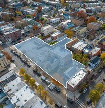 Parker St, Bronx, NY - aerial  map view