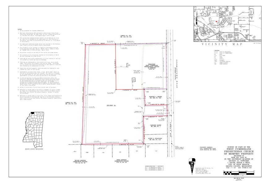 8161 Germantown Rd, Olive Branch, MS for sale - Site Plan - Image 1 of 1