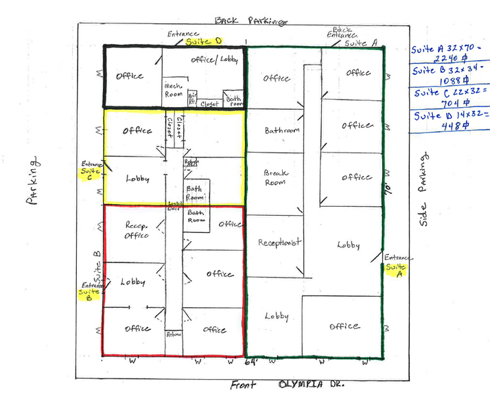 106 Olympia Dr, Warner Robins, GA for sale - Typical Floor Plan - Image 2 of 10