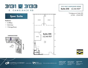 3131 E Camelback Rd, Phoenix, AZ for rent Floor Plan- Image 1 of 1