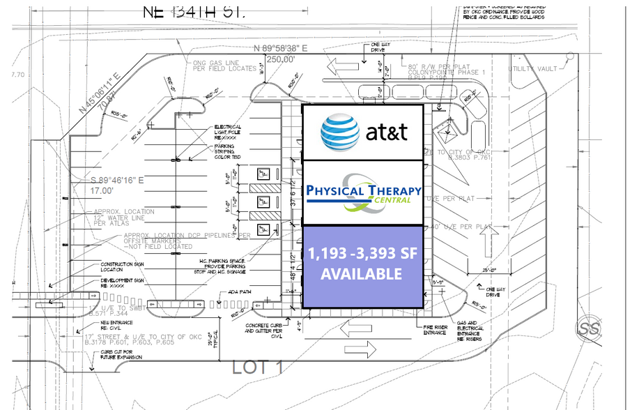 13600 N Piedmont Rd, Piedmont, OK for rent - Site Plan - Image 2 of 4