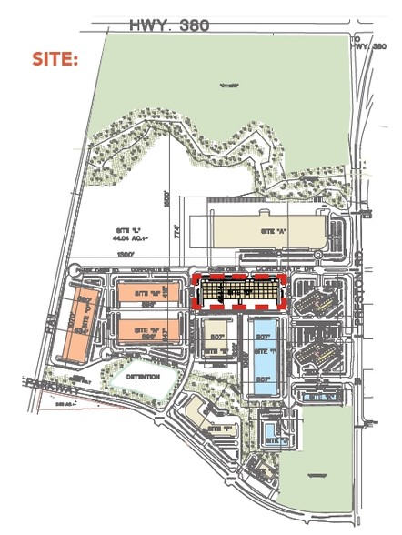 8655 Corporate Dr, Frisco, TX for sale - Site Plan - Image 1 of 1