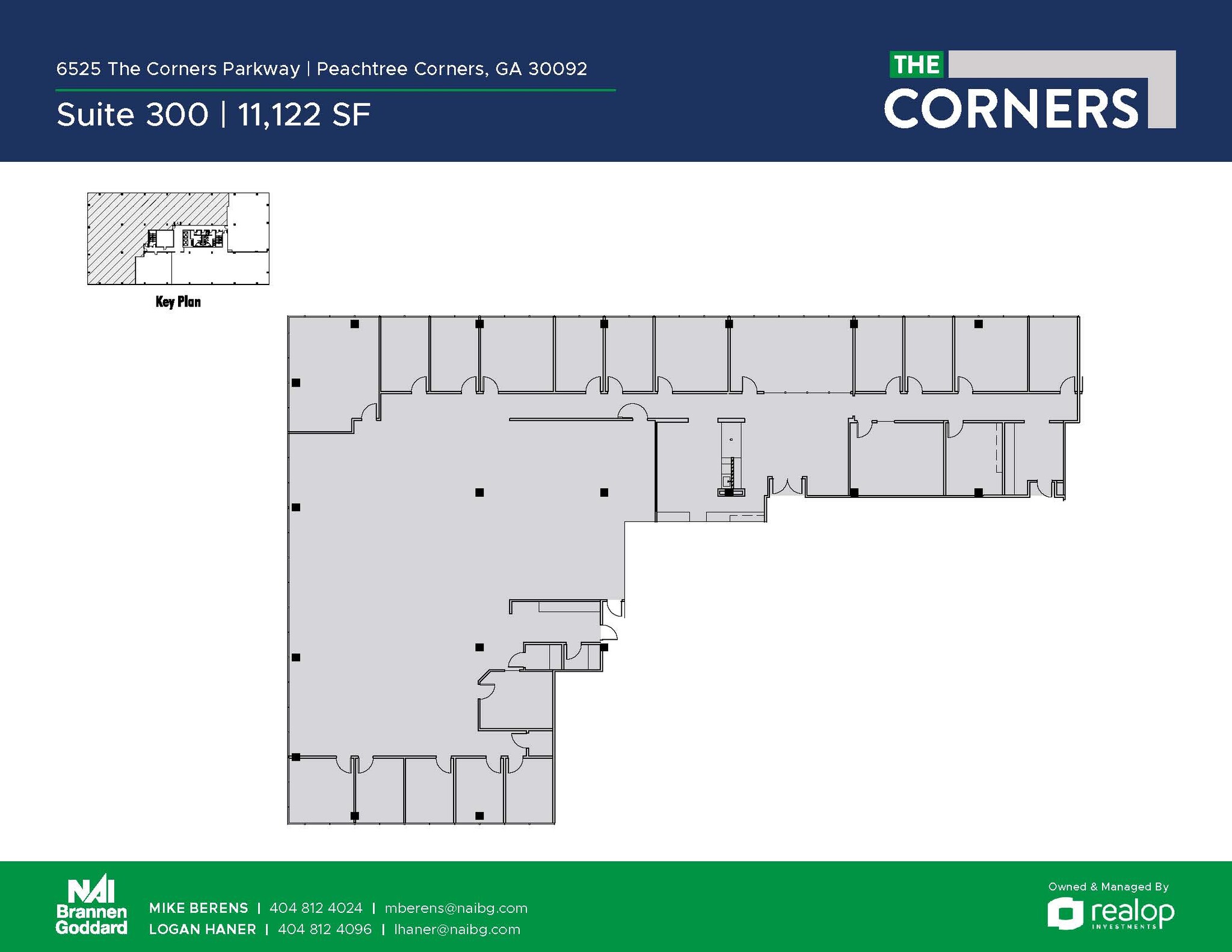 6525 The Corners Pky, Peachtree Corners, GA for rent Site Plan- Image 1 of 1