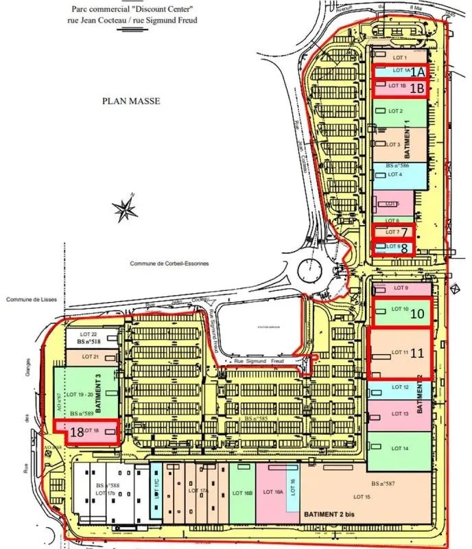 Retail in Corbeil-Essonnes to rent Site Plan- Image 1 of 5