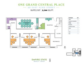 60 E 42nd St, New York, NY for rent Floor Plan- Image 1 of 4