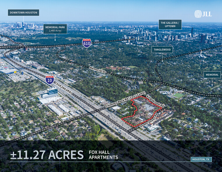 8222 Kingsbrook Rd, Houston, TX for sale - Aerial - Image 1 of 3