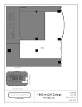 1800 Ave Mcgill Collège, Montréal, QC for rent Site Plan- Image 1 of 1