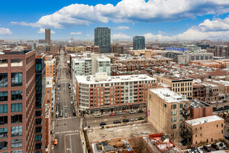 1009 W Madison St, Chicago, IL - aerial  map view