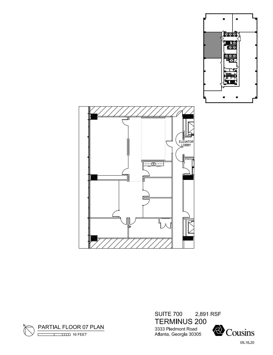 3280 Peachtree Rd, Atlanta, GA to rent Floor Plan- Image 1 of 1