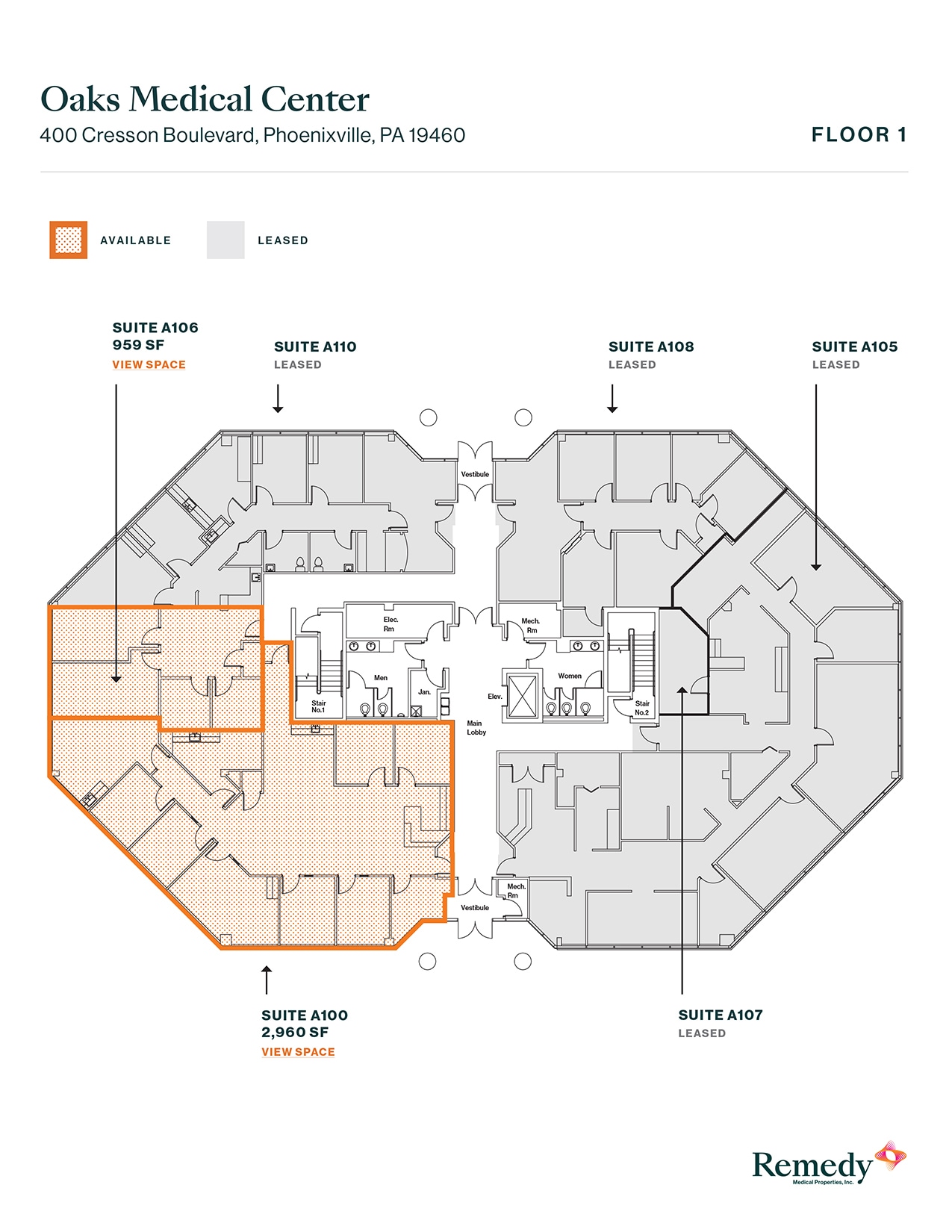 400 Cresson Blvd, Phoenixville, PA to rent Floor Plan- Image 1 of 5