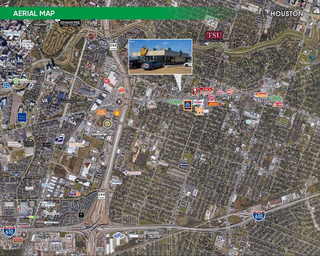 4575 Griggs Rd, Houston 77021 Freestanding Restaurant on Griggs Road