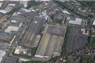 Westfield Industrial Park, Swansea, WGN - AERIAL map view
