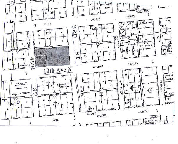 301-329 10th Ave N, Jacksonville Beach, FL for rent - Plat Map - Image 2 of 7