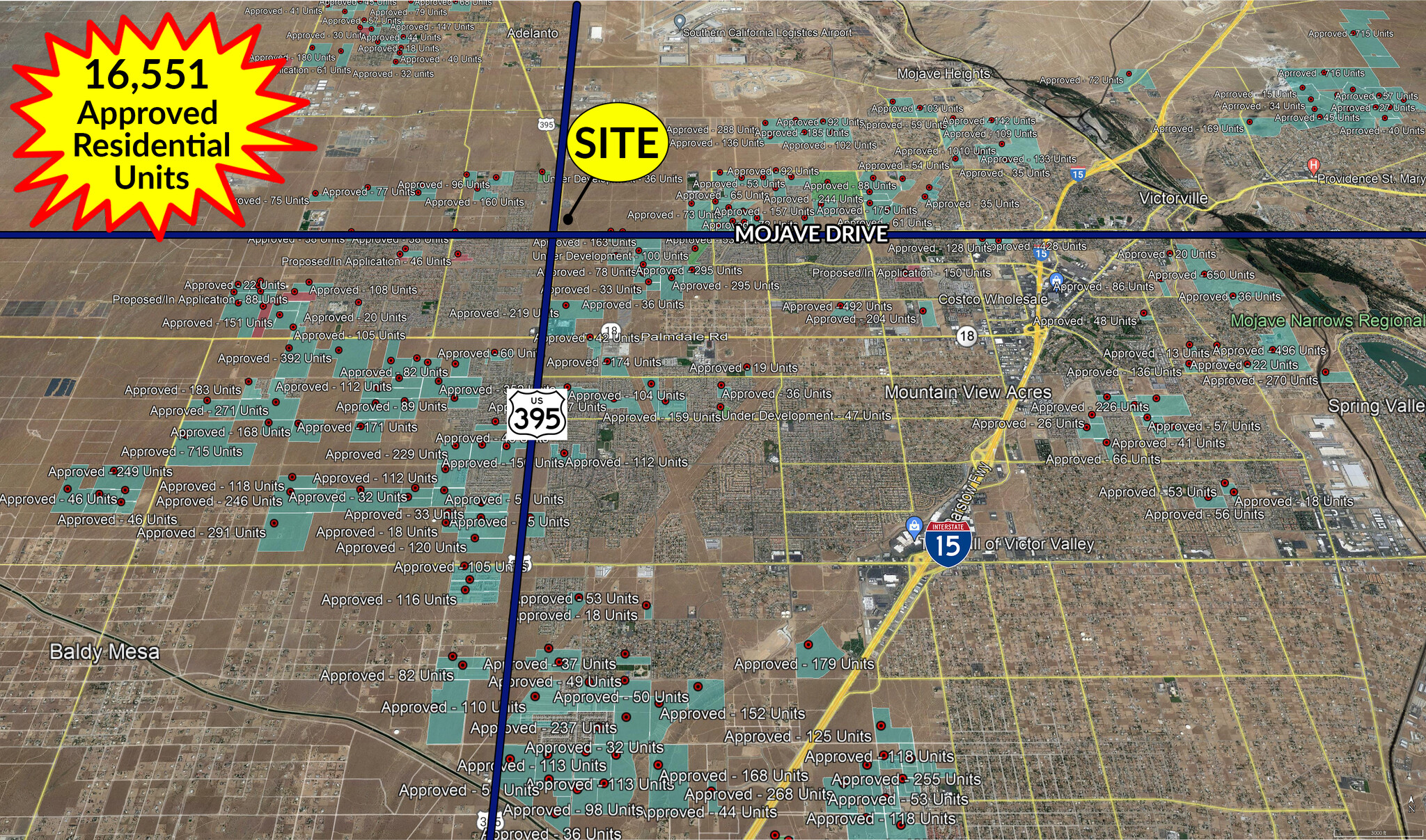 NEC US Highway 395 & Mojave Drive, Victorville, CA for sale Building Photo- Image 1 of 1