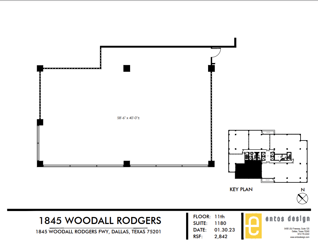 1845 Woodall Rodgers Fwy, Dallas, TX for rent Floor Plan- Image 1 of 1