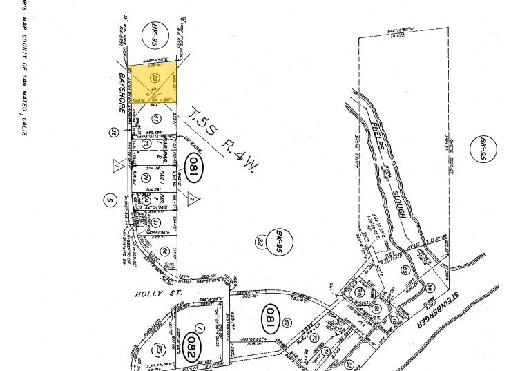 125 Shoreway Rd, San Carlos, CA for rent - Plat Map - Image 2 of 4