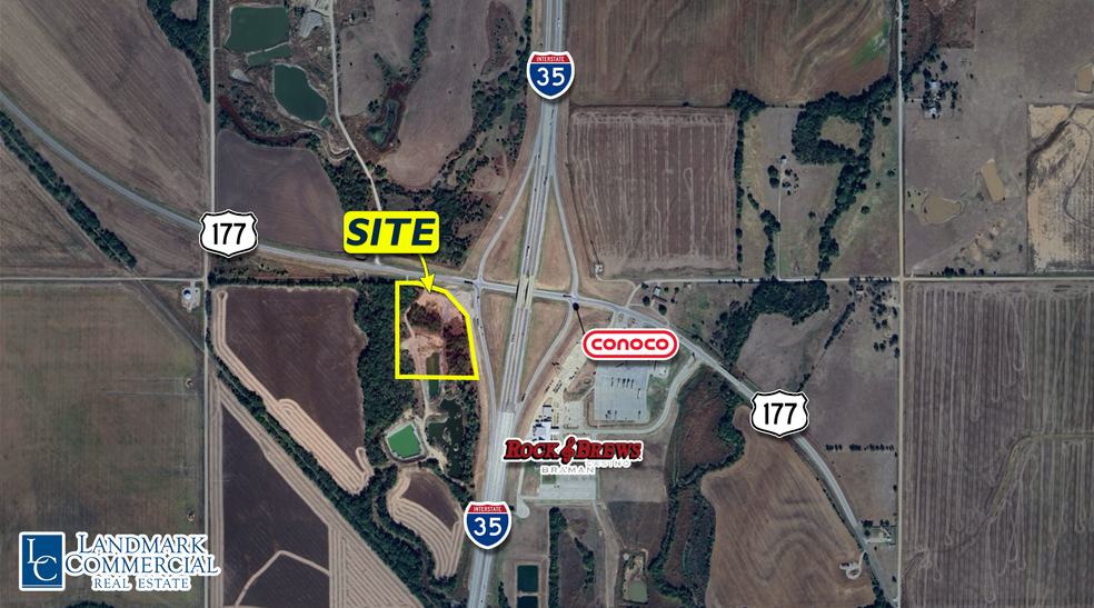 SWC OF I-35 & 177 hwy, Braman, OK for sale - Building Photo - Image 2 of 3