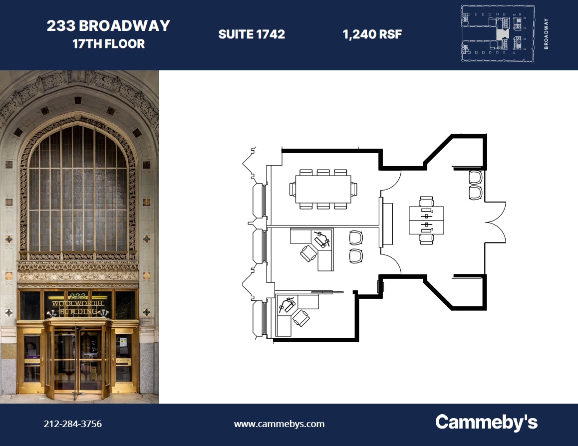 233 Broadway, New York, NY to rent Floor Plan- Image 1 of 1