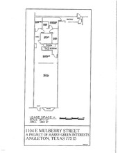 1100-1116 E Mulberry St, Angleton, TX for rent Site Plan- Image 1 of 1