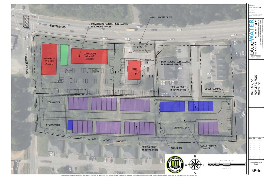 699 W Butler Rd, Greenville, SC for rent - Site Plan - Image 2 of 11