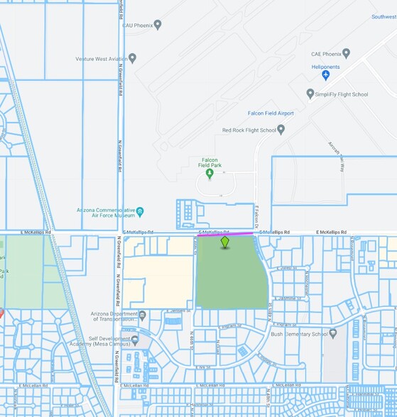 SE McKellips & Greenfield Rd, Mesa, AZ for sale - Plat Map - Image 2 of 3