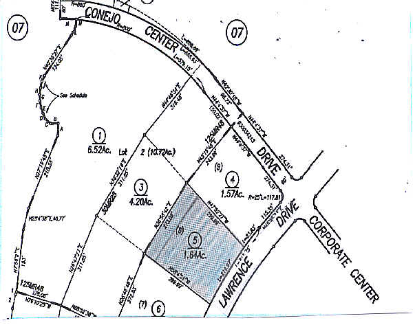 1355 Lawrence Dr, Newbury Park, CA for rent - Plat Map - Image 2 of 4