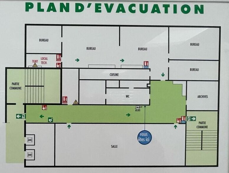 Office in Noisy-le-Grand to rent - Floor Plan - Image 2 of 9