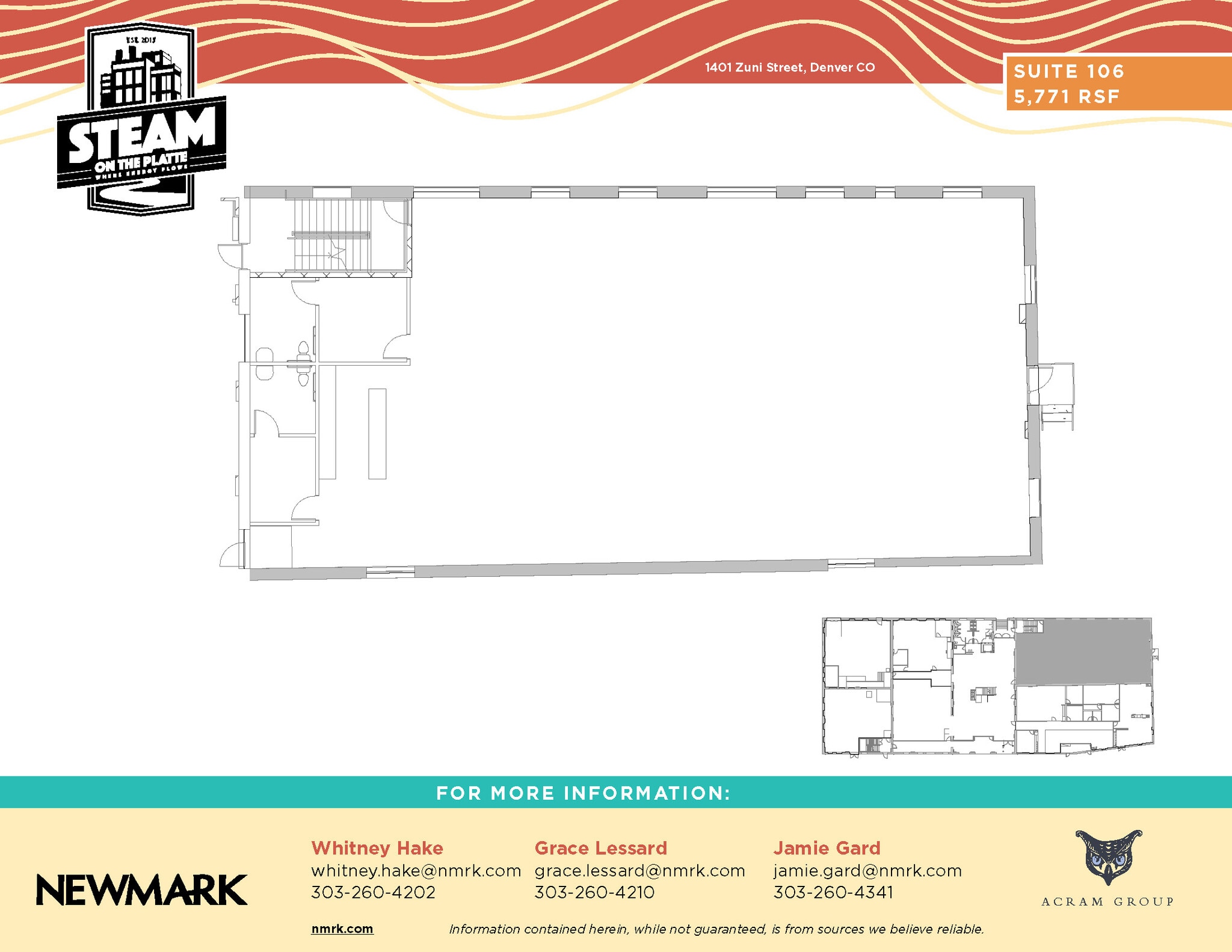 1401 Zuni St, Denver, CO to rent Floor Plan- Image 1 of 5