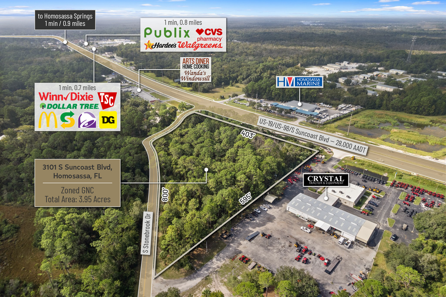 3101 S Suncoast Blvd, Homosassa, FL for sale - Building Photo - Image 1 of 1